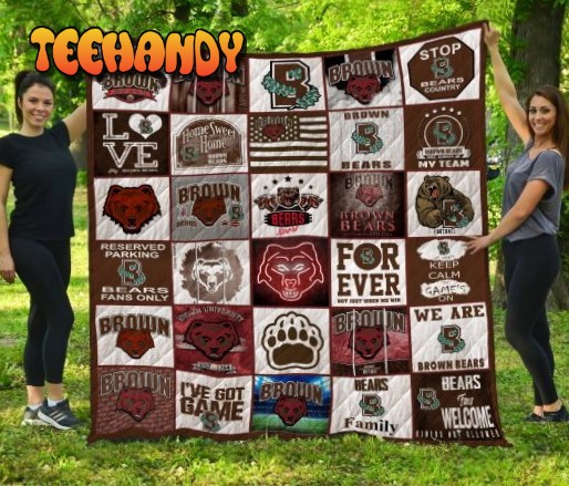 Ncaa Brown Bears 3D Customized Personalized 3D Quilt Blanket