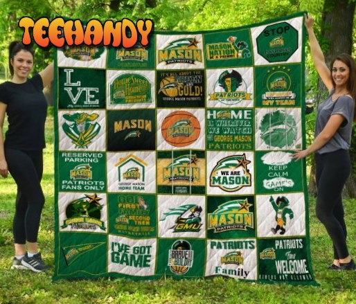 Ncaa George Mason Patriots 3D Personalized 3D Quilt Blanket