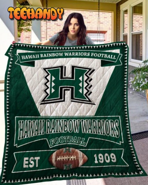 Ncaa Hawaii Warriors 3D Customized Personalized 3D Quilt Blanket