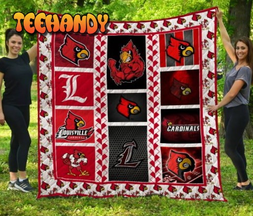 Ncaa Louisville Cardinals 3D Customized Personalized 3D Quilt Blanket