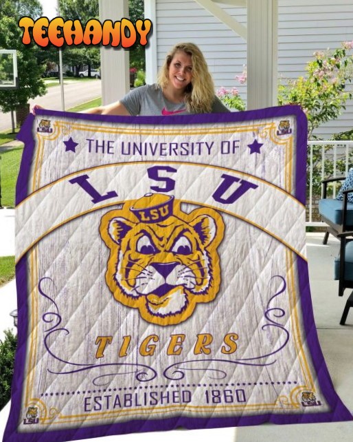 Ncaa Lsu Tigers 3D Customized Personalized 3D Quilt Blanket