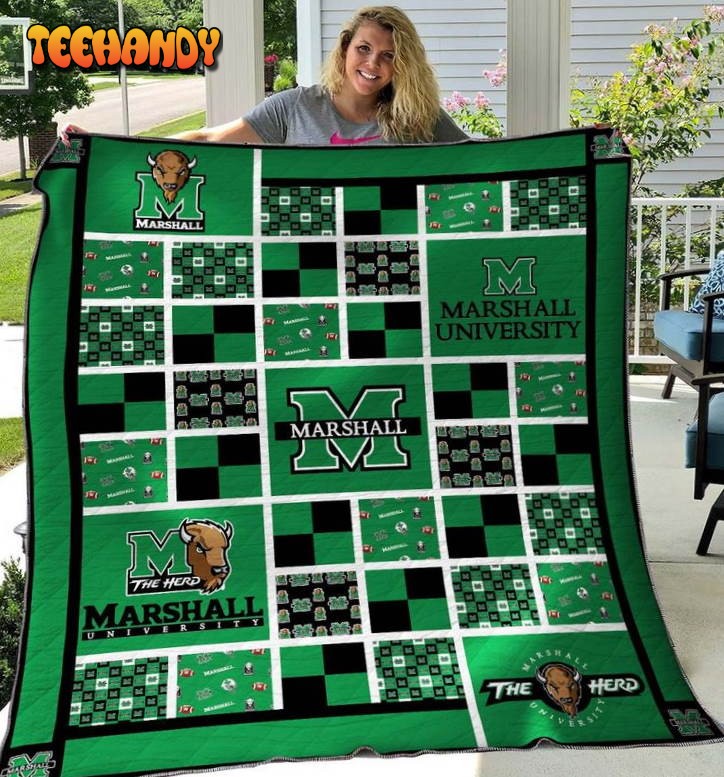 Ncaa Marshall Thundering Herd 3D Personalized 3D Quilt Blanket