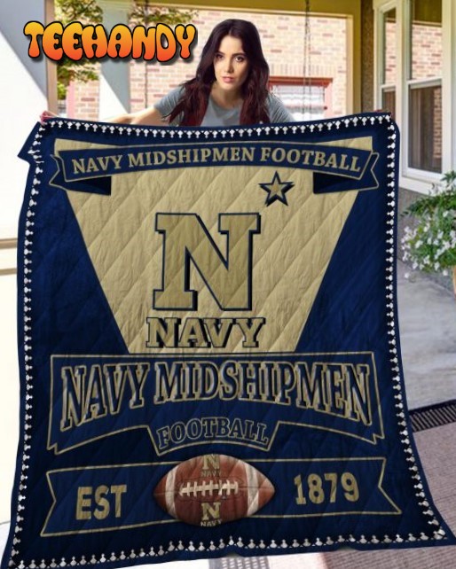 Ncaa Navy Midshipmen 3D Customized Personalized 3D Quilt Blanket