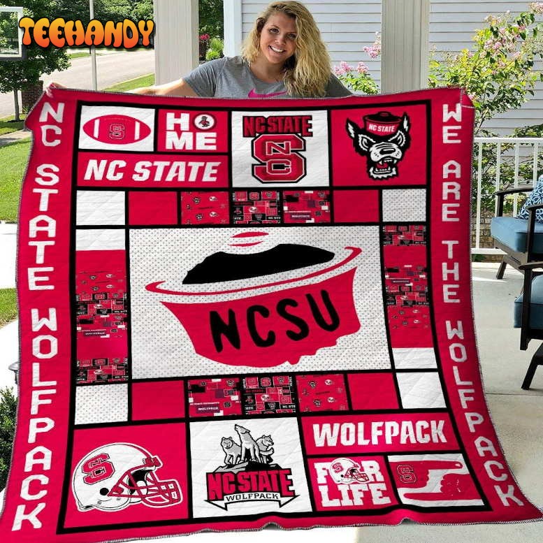 Ncaa Nc State Wolfpack 3D Customized Personalized 3D Quilt Blanket