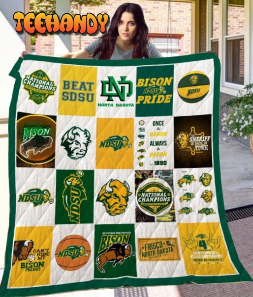 Ncaa North Dakota State Bison 3D Personalized 3D Quilt Blanket