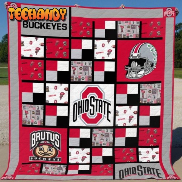 Ncaa Ohio State Buckeyes 3D Personalized 3D Quilt Blanket