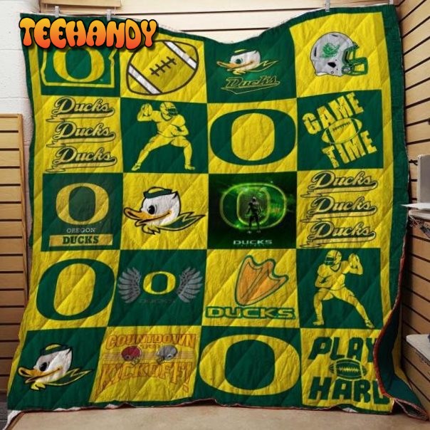 Ncaa Oregon Ducks 3D Customized Personalized 3D Quilt Blanket