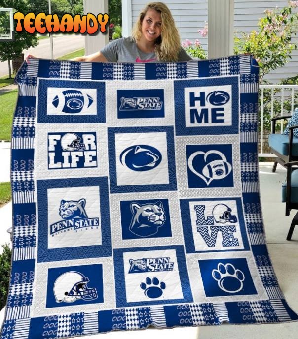 Ncaa Penn State Nittany Lions 3D Customized Personalized 3D Quilt Blanket