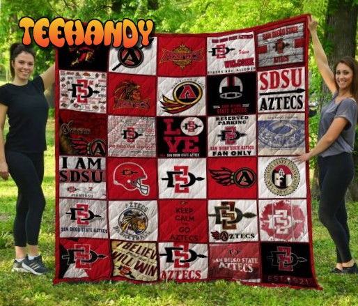 Ncaa San Diego State Aztecs 3D Quilt Blanket