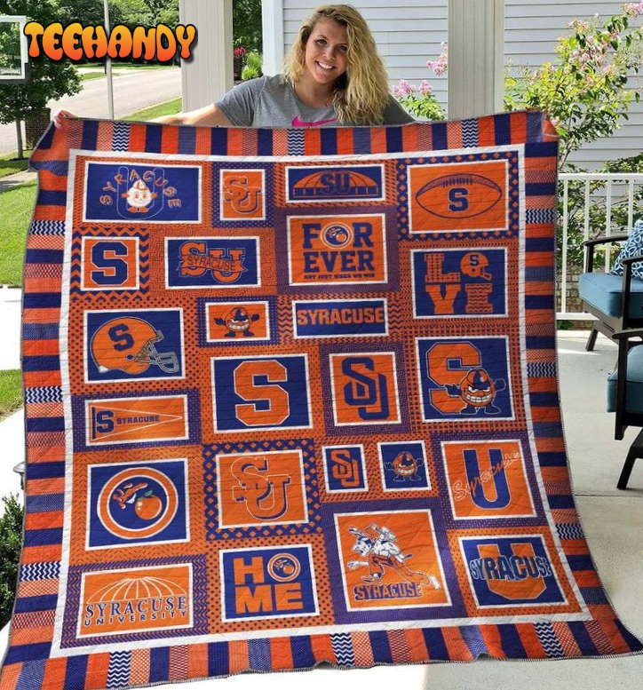 Ncaa Syracuse Orange 3D Customized Personalized 3D Quilt Blanket