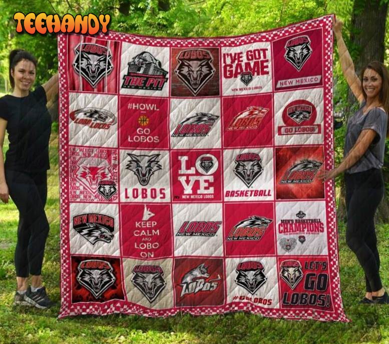 New Maxico Lobos 3D Customized Quilt Blanket