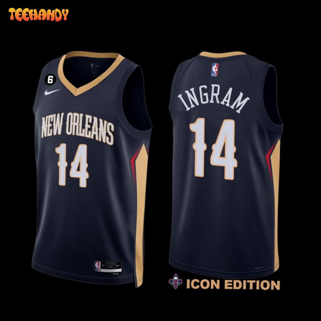 New Orleans Pelicans Brandon Ingram 2022-23 Icon Edition Jersey Navy