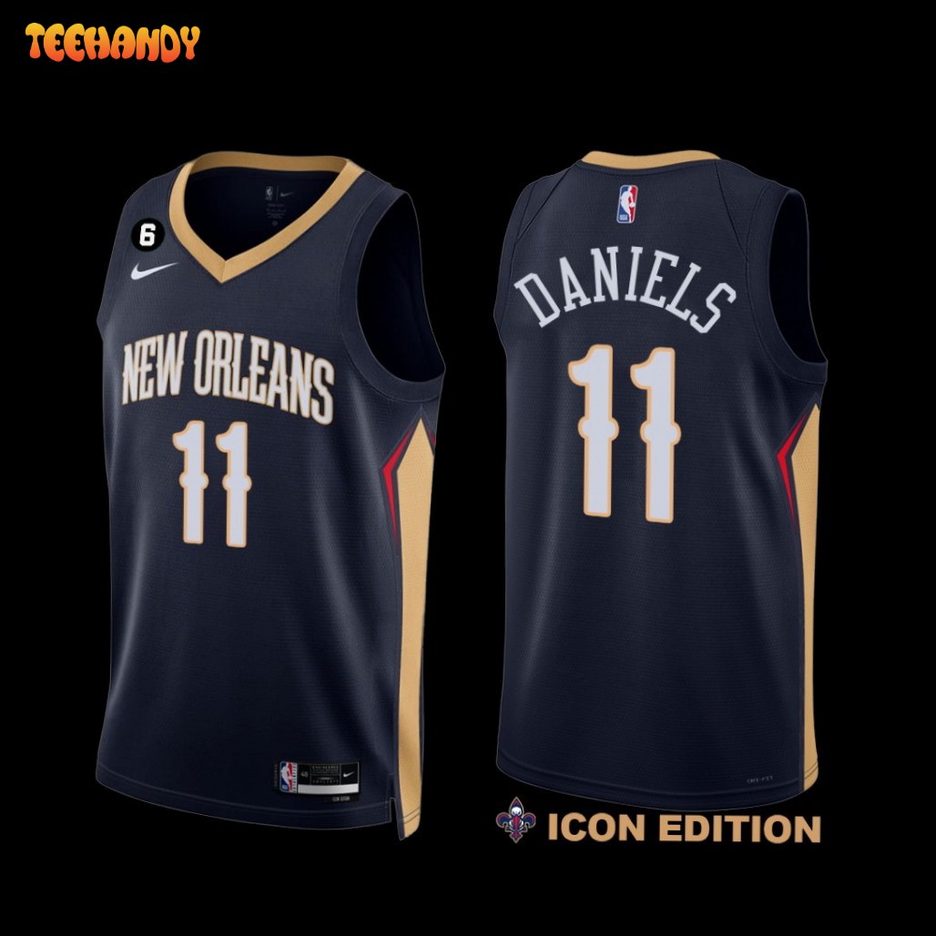 New Orleans Pelicans Dyson Daniels 2022-23 Icon Edition Jersey Navy