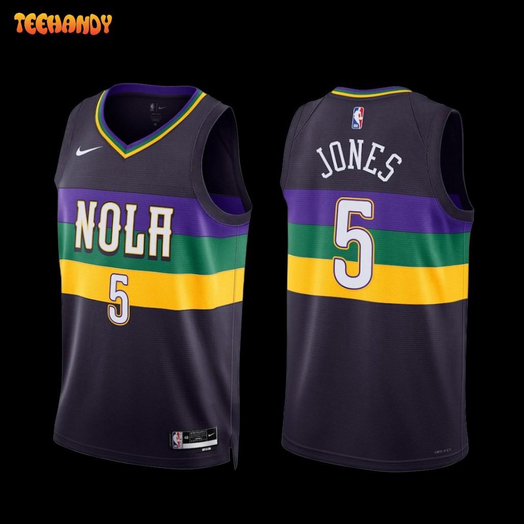 New Orleans Pelicans Herbert Jones 2022-23 City Edition Jersey Purple