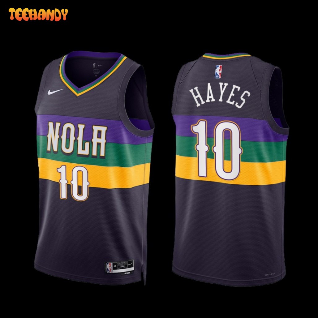 New Orleans Pelicans Jaxson Hayes 2022-23 City Edition Jersey Purple