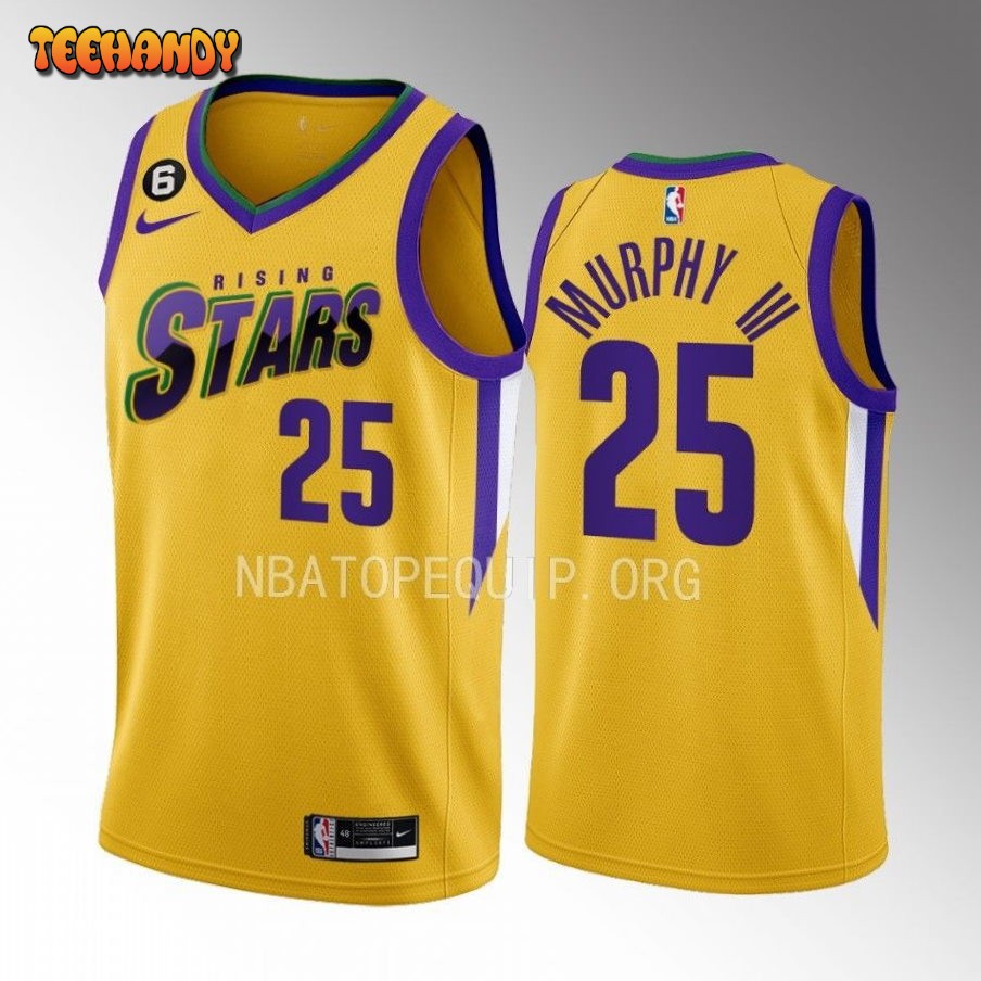 New Orleans Pelicans Trey Murphy III 2023 NBA Rising Stars Yellow Jersey