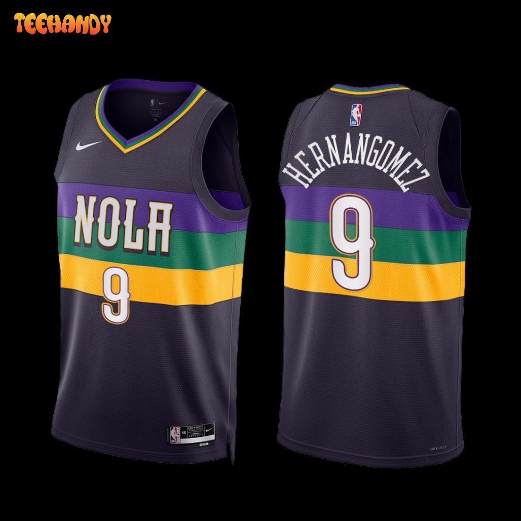 New Orleans Pelicans Willy Hernangomez 2022-23 City Edition Jersey Purple