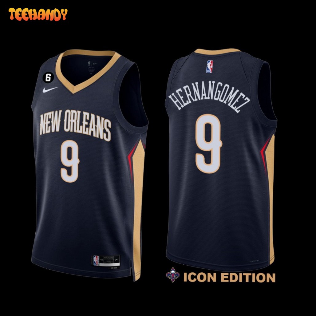 New Orleans Pelicans Willy Hernangomez 2022-23 Icon Edition Patch Jersey