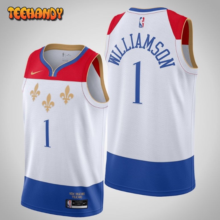 New Orleans Pelicans Zion Williamson 2021 City White Jersey