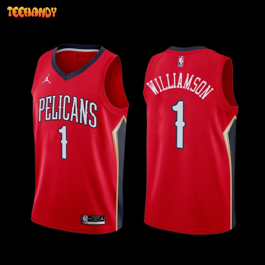 New Orleans Pelicans Zion Williamson 2022-23 Statement Edition Jersey Red