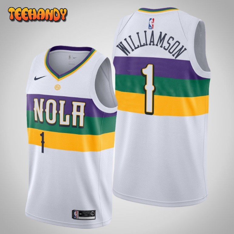 New Orleans Pelicans Zion Williamson White City Jersey