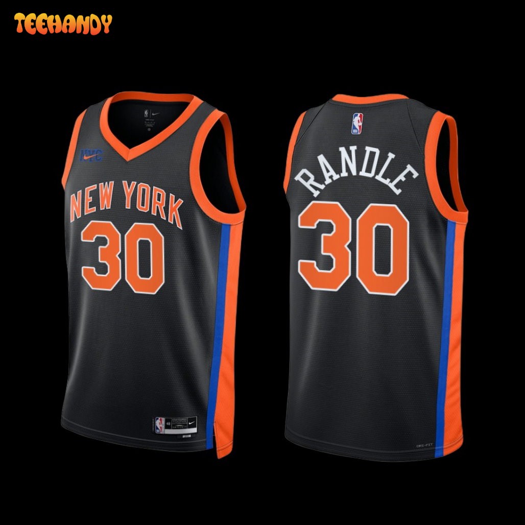 New York Knicks Julius Randle 2022-23 City Edition Jersey Black