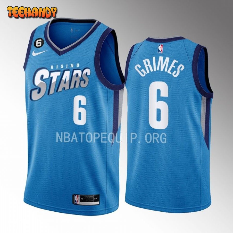 New York Knicks Quentin Grimes 2023 NBA Rising Stars Blue Jersey