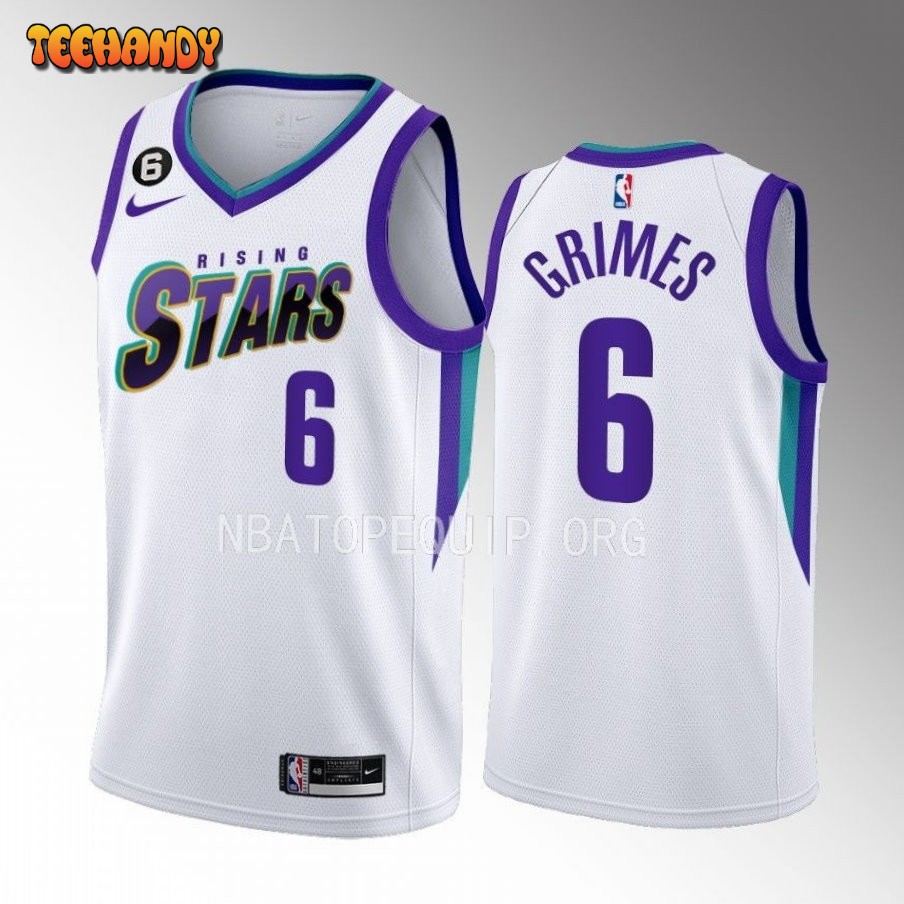 New York Knicks Quentin Grimes 2023 NBA Rising Stars White Jersey