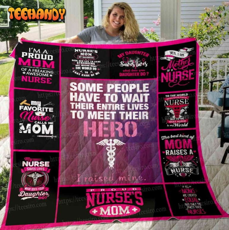 Nurse Mom 3D Quilt Blanket