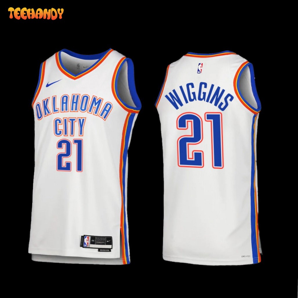 Oklahoma City Thunder Aaron Wiggins 2022-23 Association Edition Jersey White