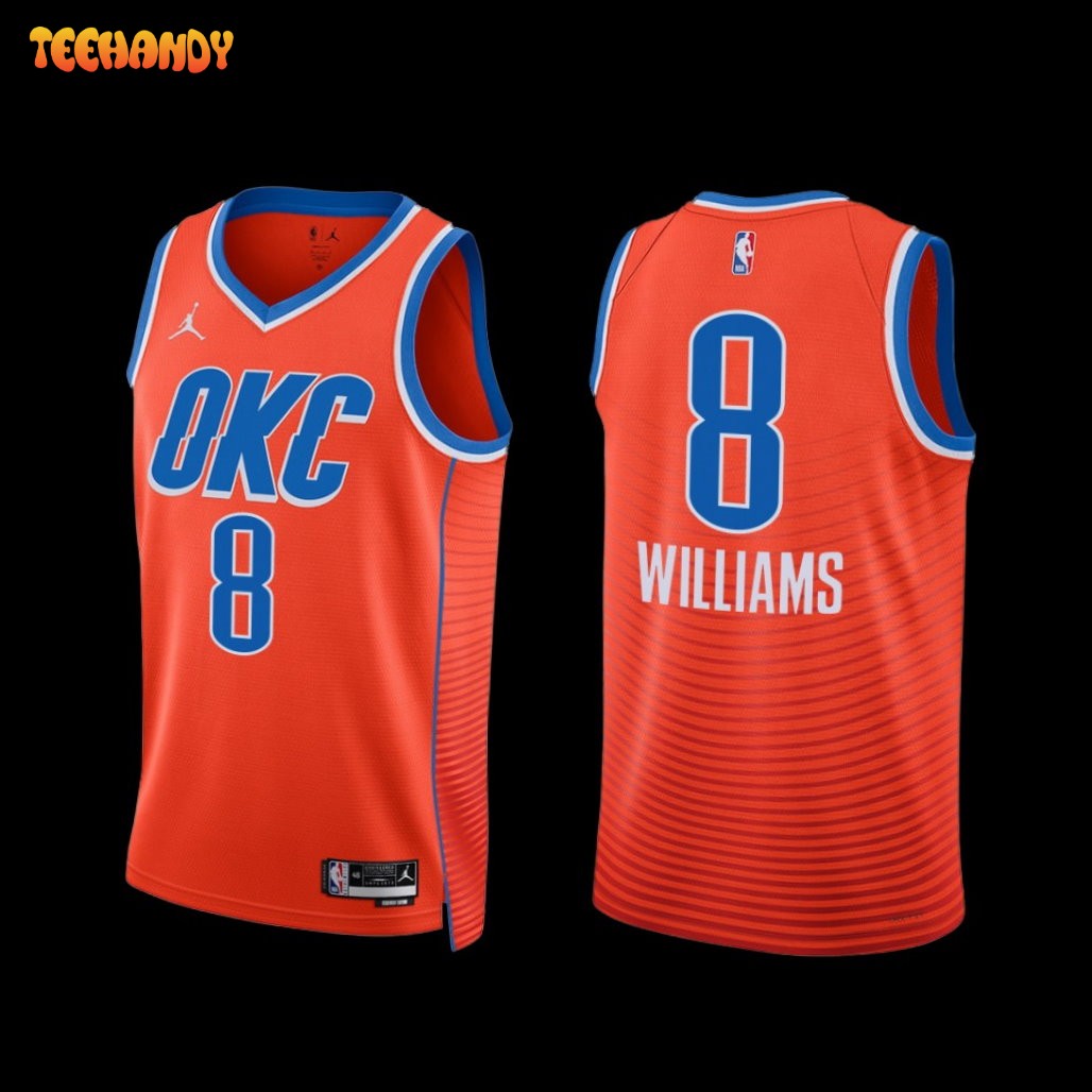 Oklahoma City Thunder Jalen Williams 2022-23 Statement Edition Jersey Orange