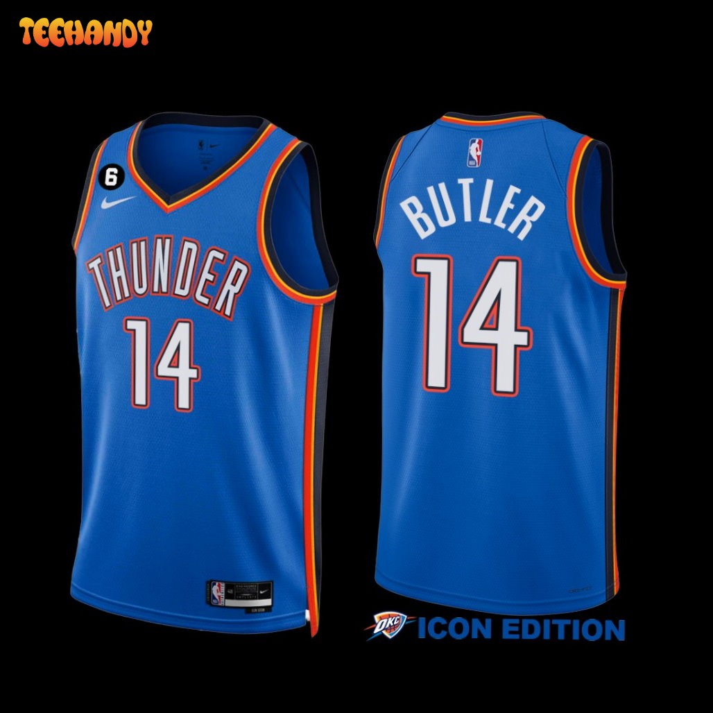 Oklahoma City Thunder Jared Butler 2022-23 Blue Icon Edition Jersey