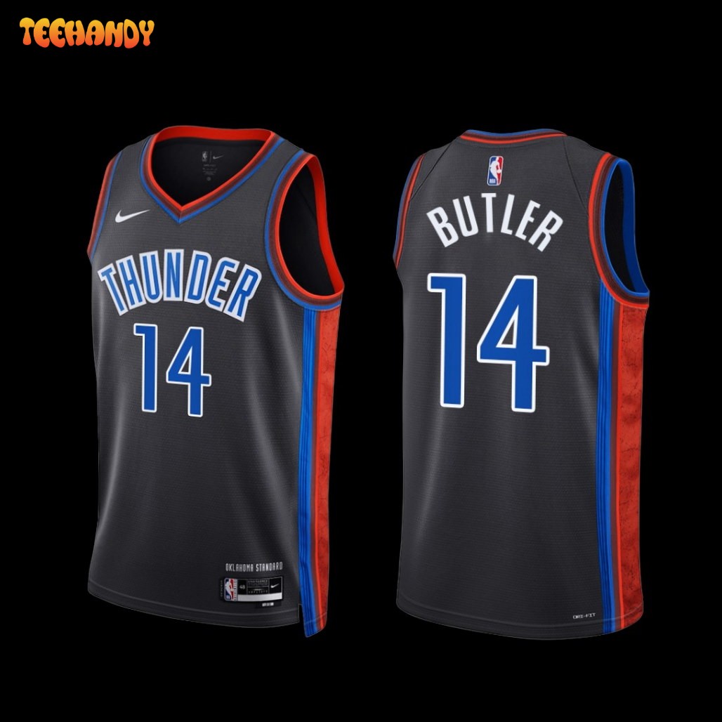 Oklahoma City Thunder Jared Butler 2022-23 City Edition Jersey Black