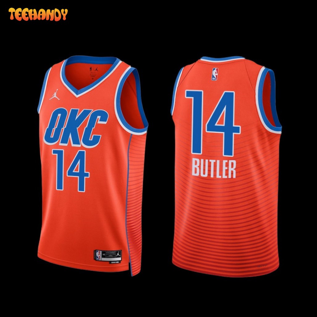 Oklahoma City Thunder Jared Butler 2022-23 Statement Edition Jersey Orange