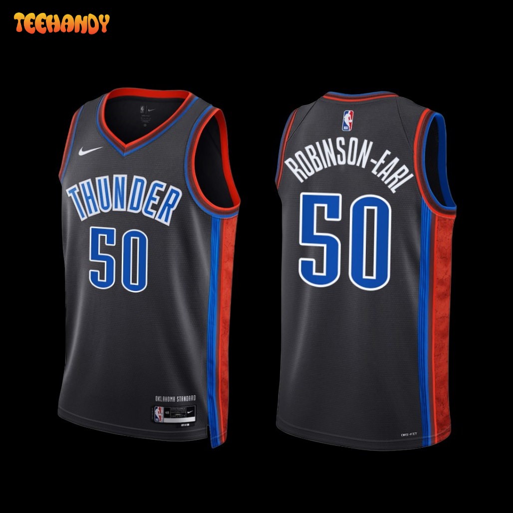 Oklahoma City Thunder Jeremiah Robinson-Earl 2022-23 City Edition Jersey Gray