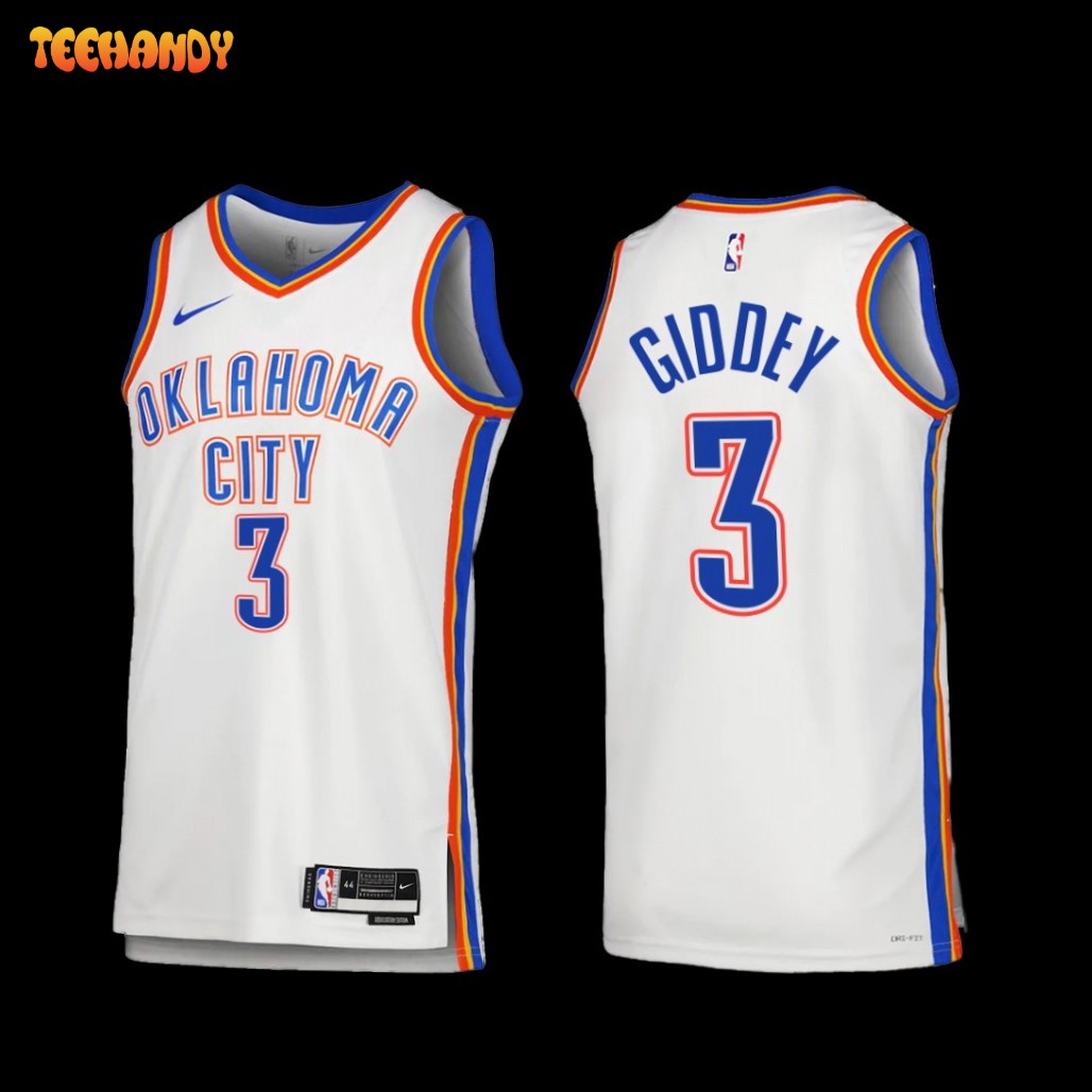 Oklahoma City Thunder Josh Giddey 2022-23 Association Edition Jersey White