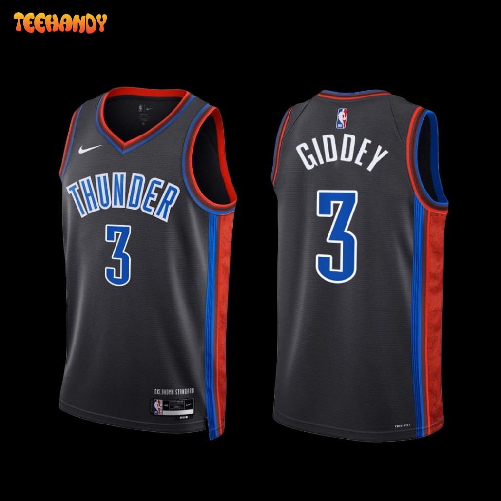 Oklahoma City Thunder Josh Giddey 2022-23 City Edition Jersey Gray