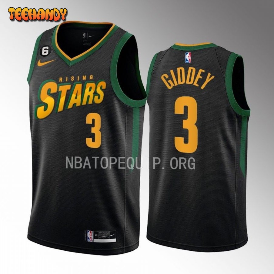 Oklahoma City Thunder Josh Giddey 2023 NBA Rising Stars Black Jersey