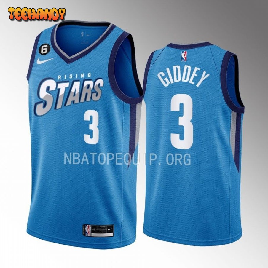 Oklahoma City Thunder Josh Giddey 2023 NBA Rising Stars Blue Jersey