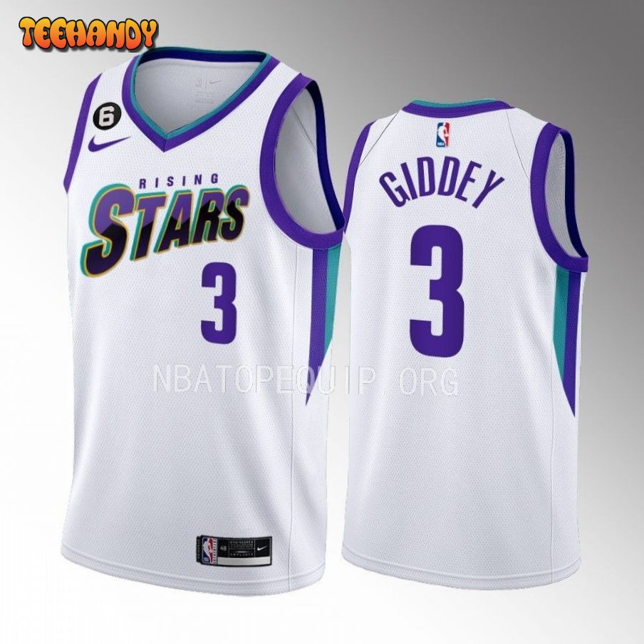 Oklahoma City Thunder Josh Giddey 2023 NBA Rising Stars White Jersey