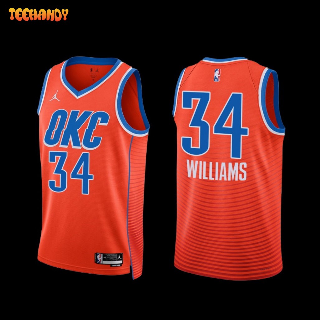 Oklahoma City Thunder Kenrich Williams 2022-23 Statement Edition Jersey