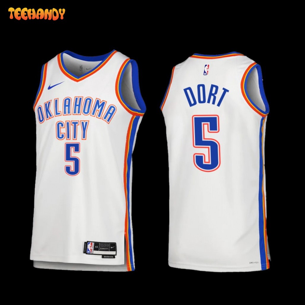 Oklahoma City Thunder Luguentz Dort 2022-23 Association Edition Jersey