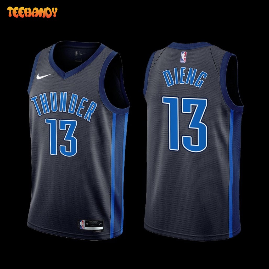 Oklahoma City Thunder Ousmane Dieng 2022-23 Black City Edition Jersey