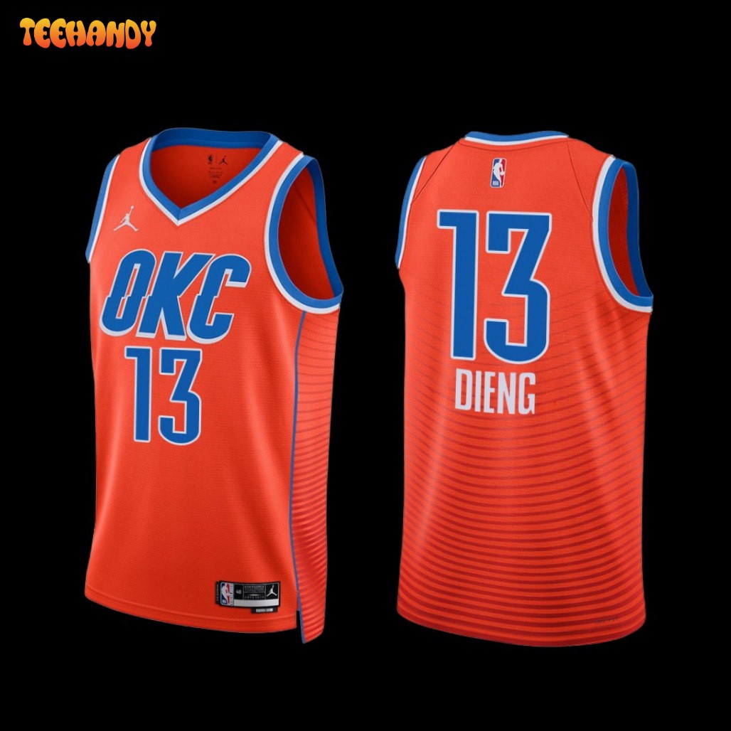 Oklahoma City Thunder Ousmane Dieng 2022-23 Statement Edition Jersey Orange