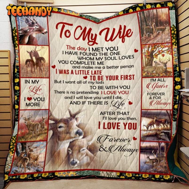 Once Upontime Nh Hunting 3D Quilt Blanket