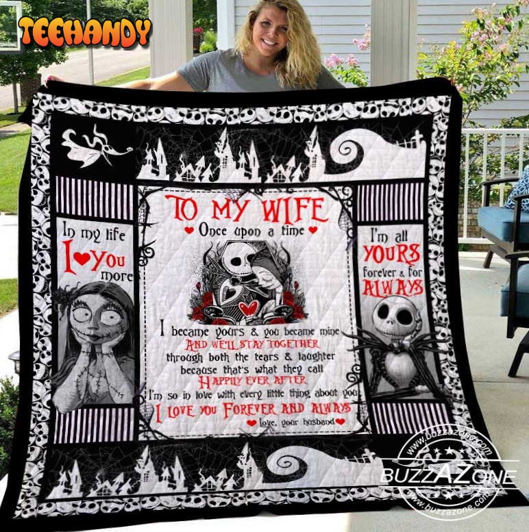 Once Upontime Nightmare Btt Nightmare 3D Quilt Blanket