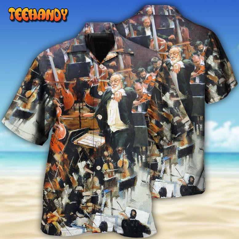 Orchestra So Excited Music Lover Hawaiian Shirt