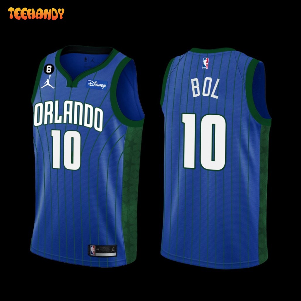 Orlando Magic Bol Bol 2022-23 Statement Edition Jersey Blue