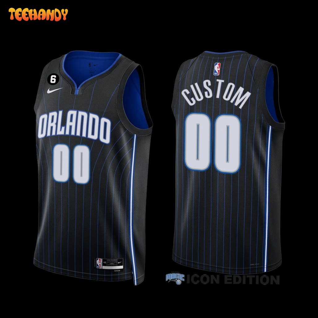 Orlando Magic Custom 2022-23 Icon Edition Jersey Black