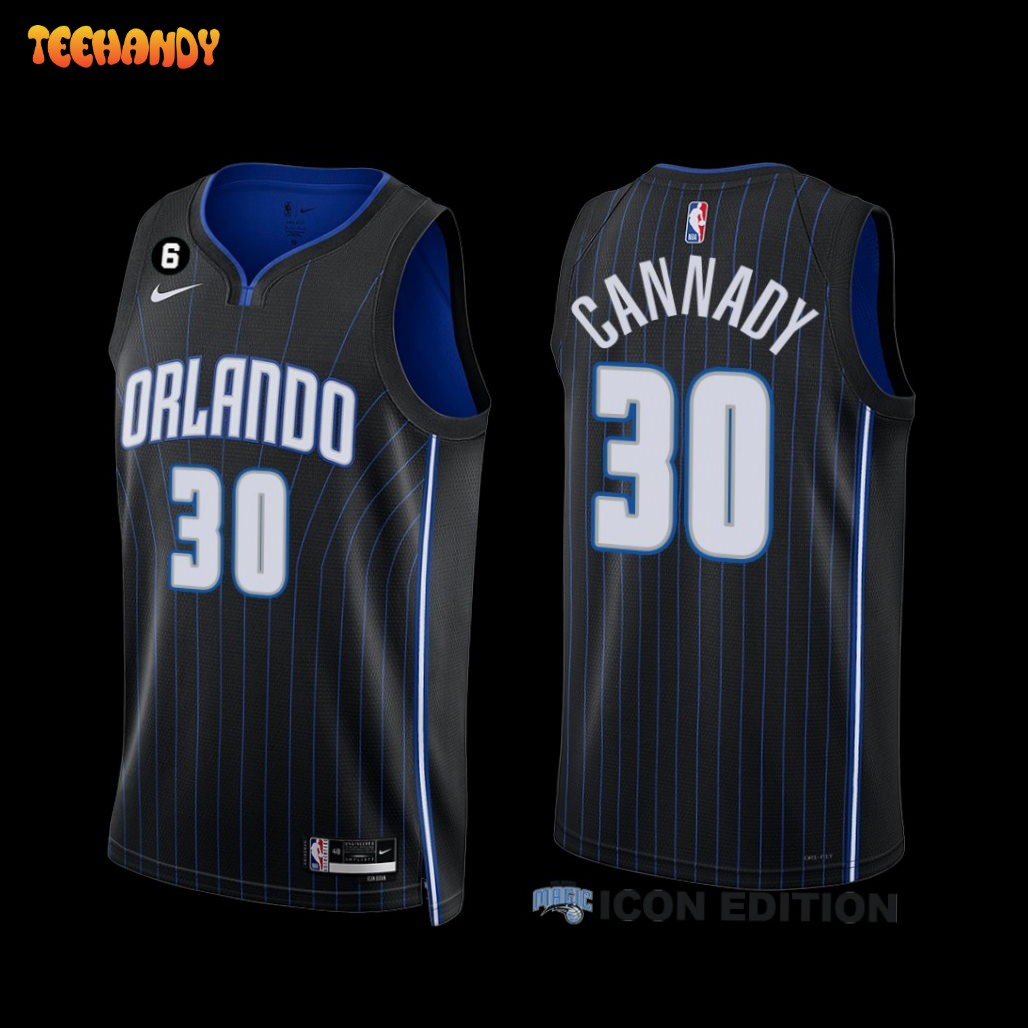 Devin Cannady 30 2022-23 Orlando Magic Black City Edition Men Jersey  Swingman - Bluefink